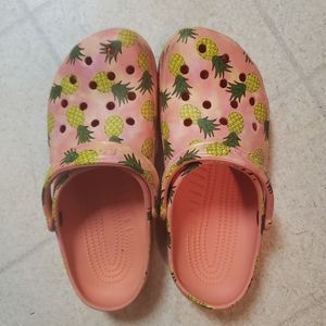 Pineapple Crocs